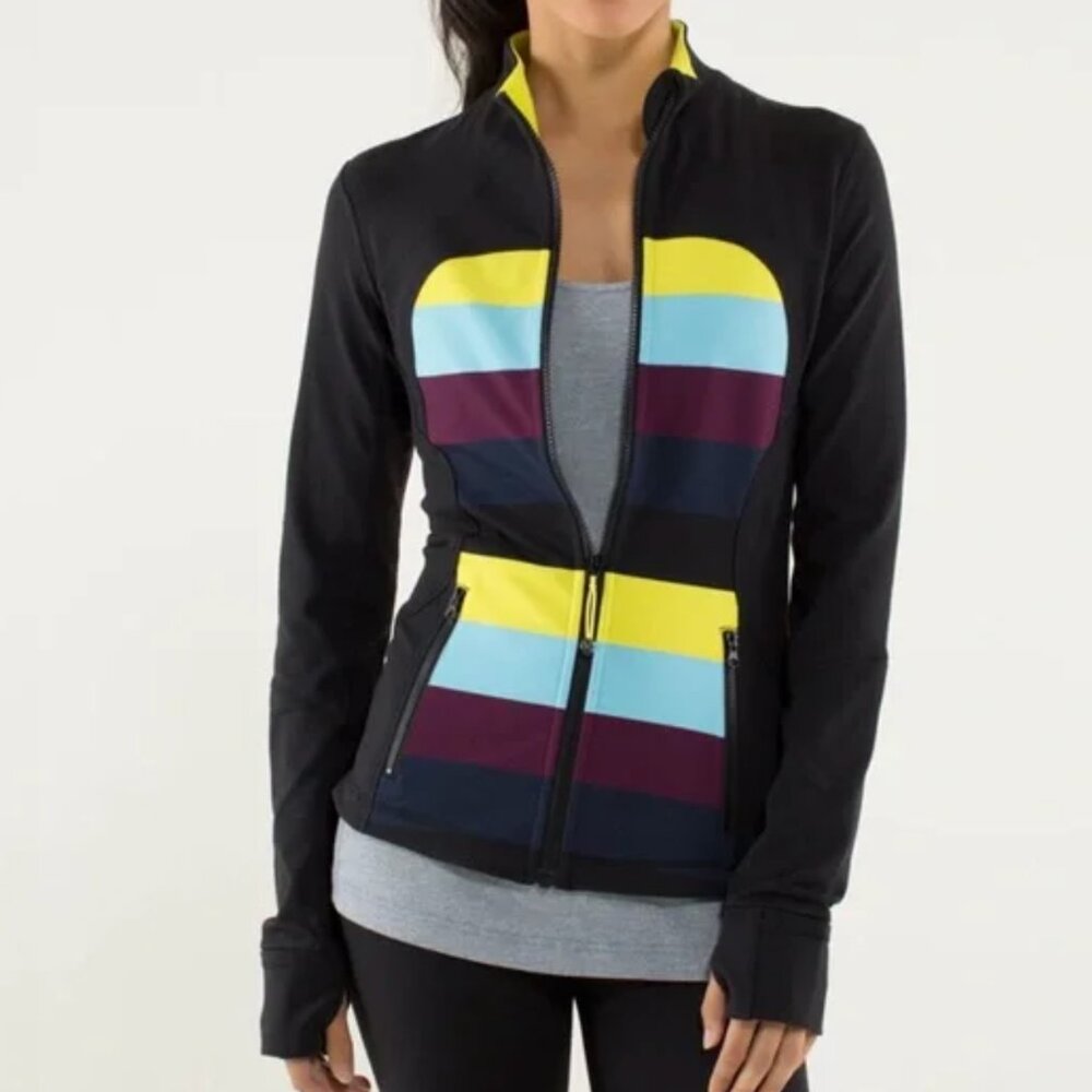 lululemon athletica Black Multicolor Jacket